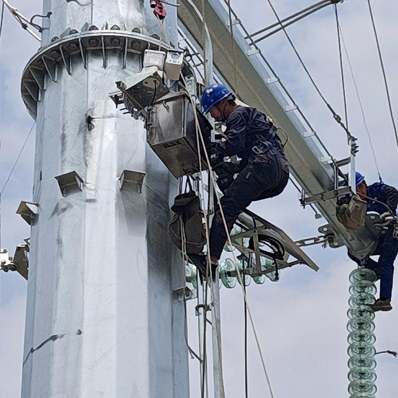 2026.06.04 輸電線路在線監測裝置（AI球機）  安裝案例